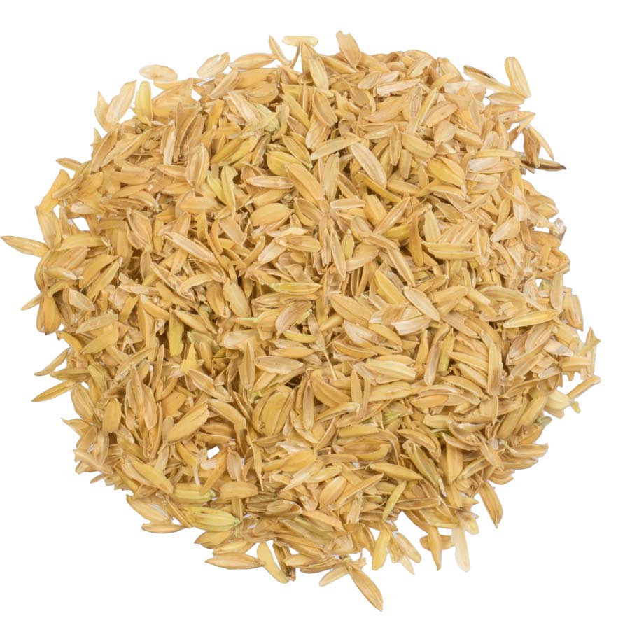 Organic Par-Boiled Rice Hulls - 1Lb